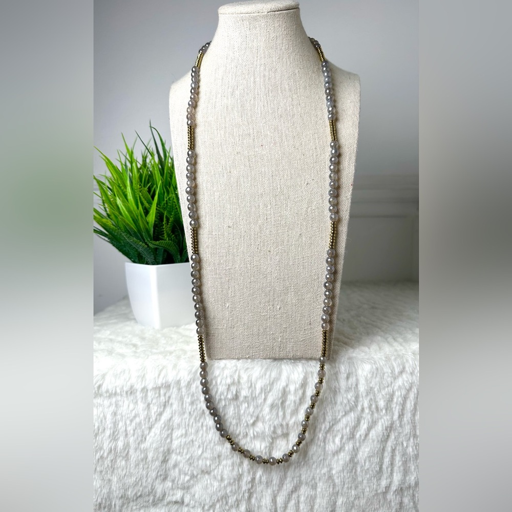 Unique Beaded Stretch Necklace
